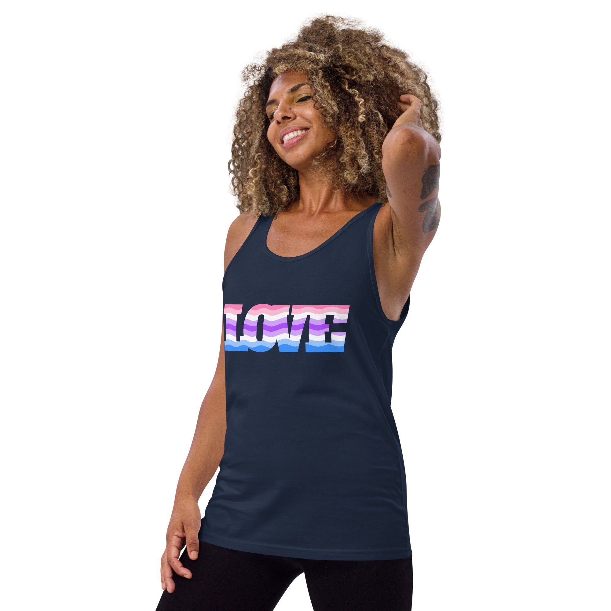 Alternative Genderfluid Love Unisex Tank Top