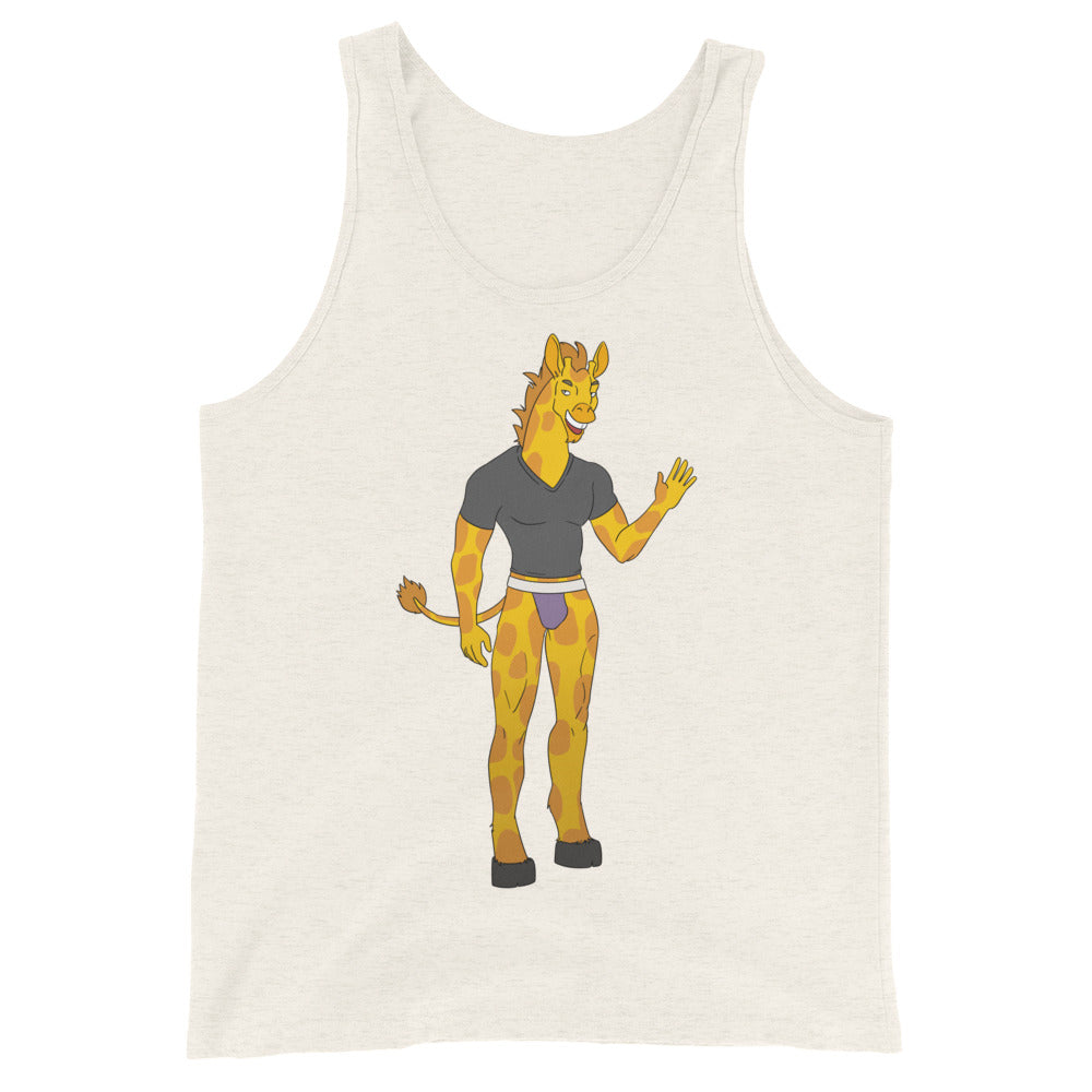 Gay Giraffe Unisex Tank Top