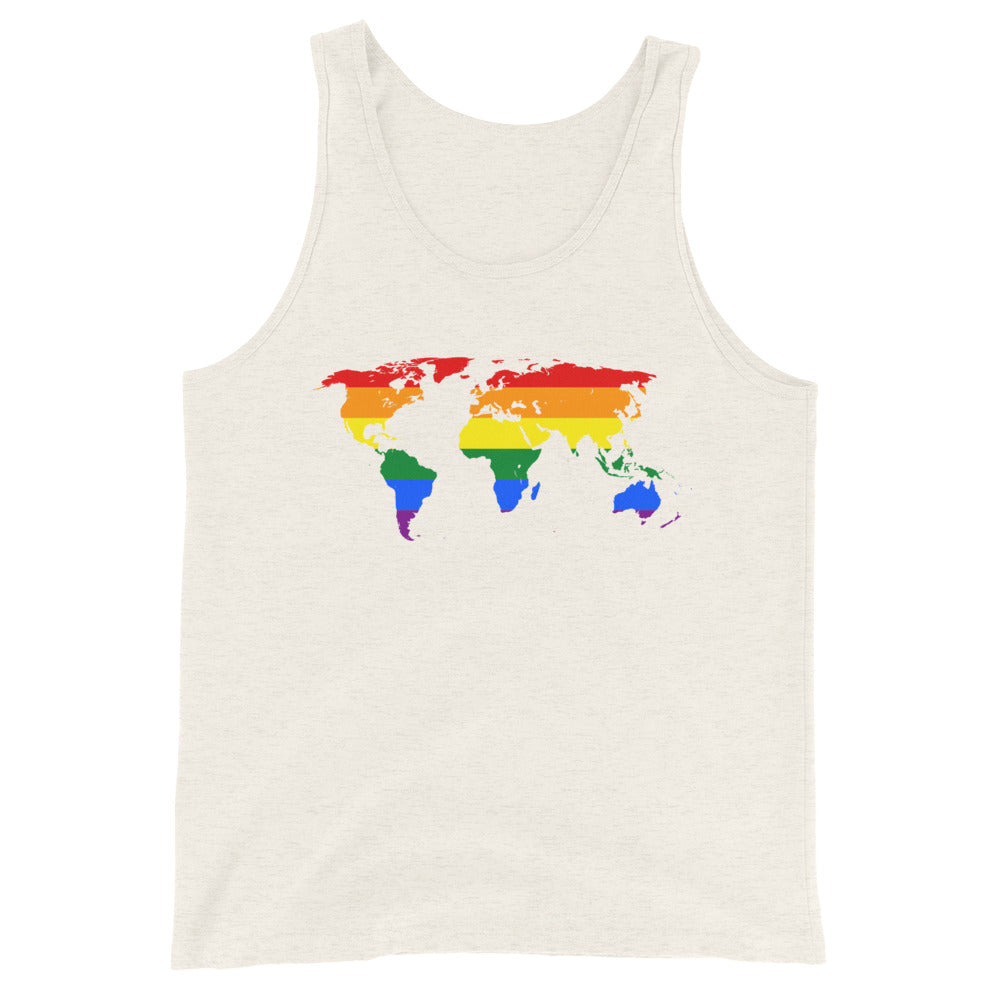Gay Map Unisex Tank Top