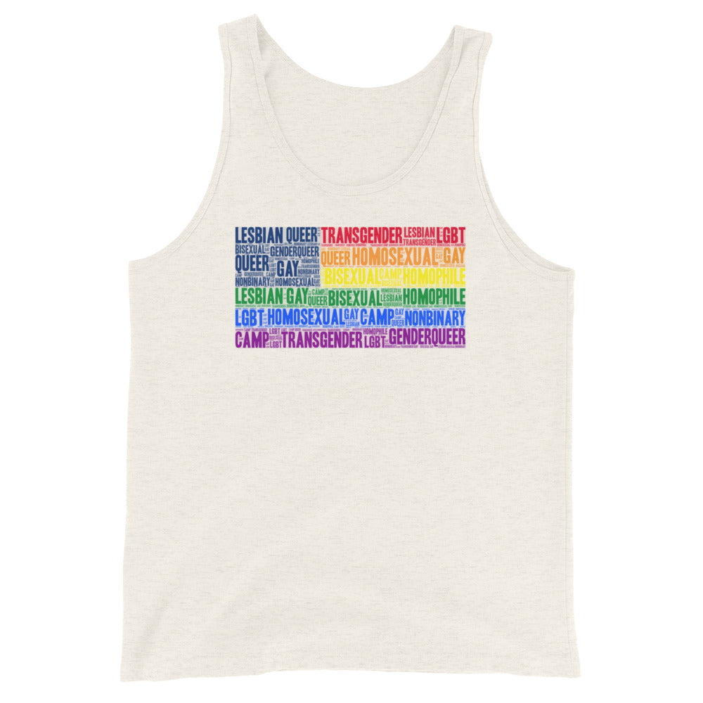 Gay USA Unisex Tank Top