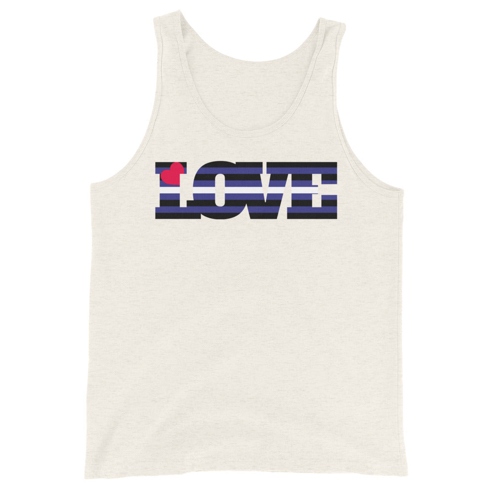 LeaTher Pride Love Unisex Tank Top