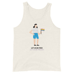 Let Us Be Free Let Us Be Proud Unisex Tank Top