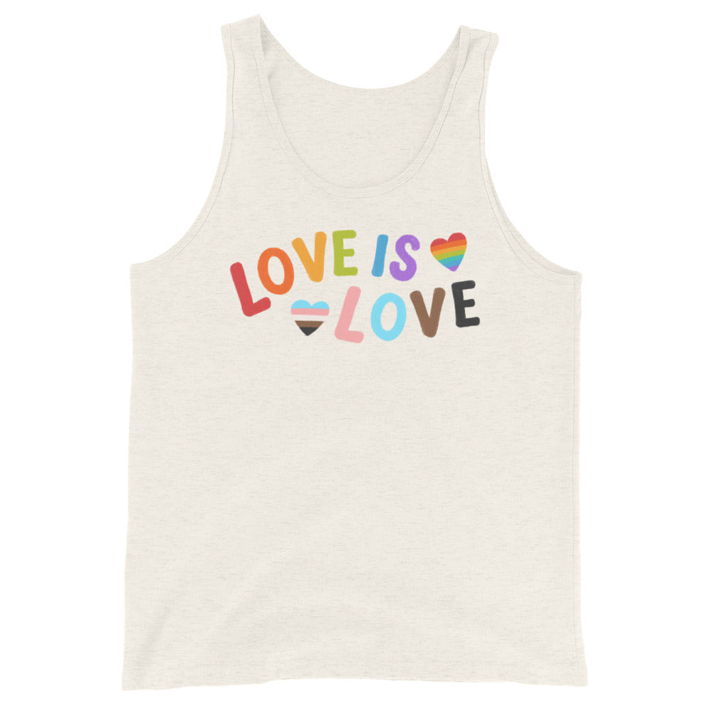 Love Is Love  LGBTQ Unisex Tank Top