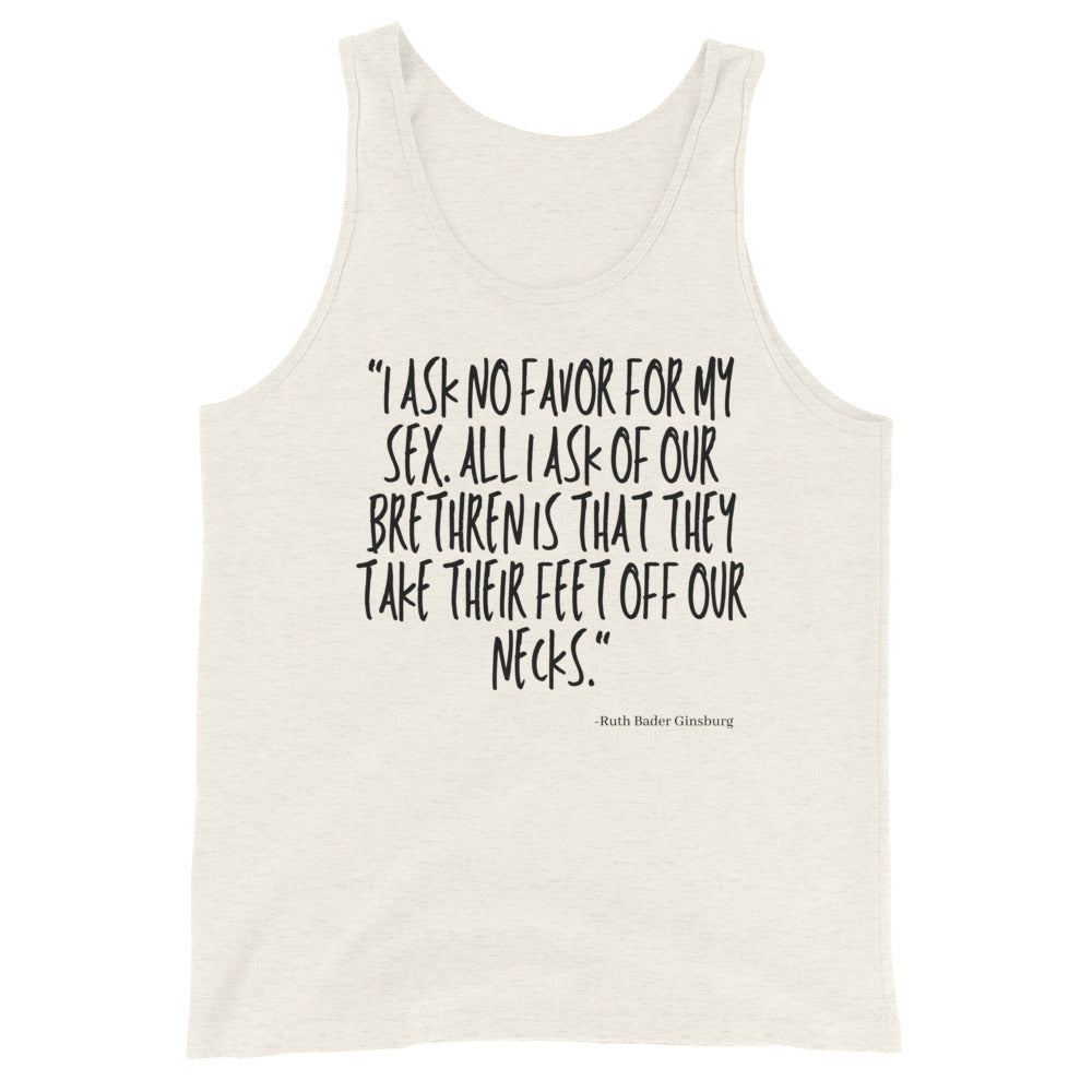 No Favor For My Sex Unisex Tank Top