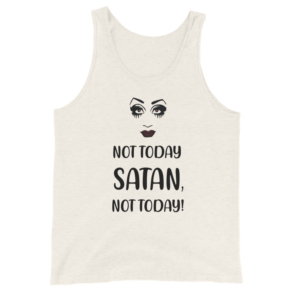 Not Today Satan Unisex Tank Top
