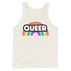 Queer Rainbow Unisex Tank Top