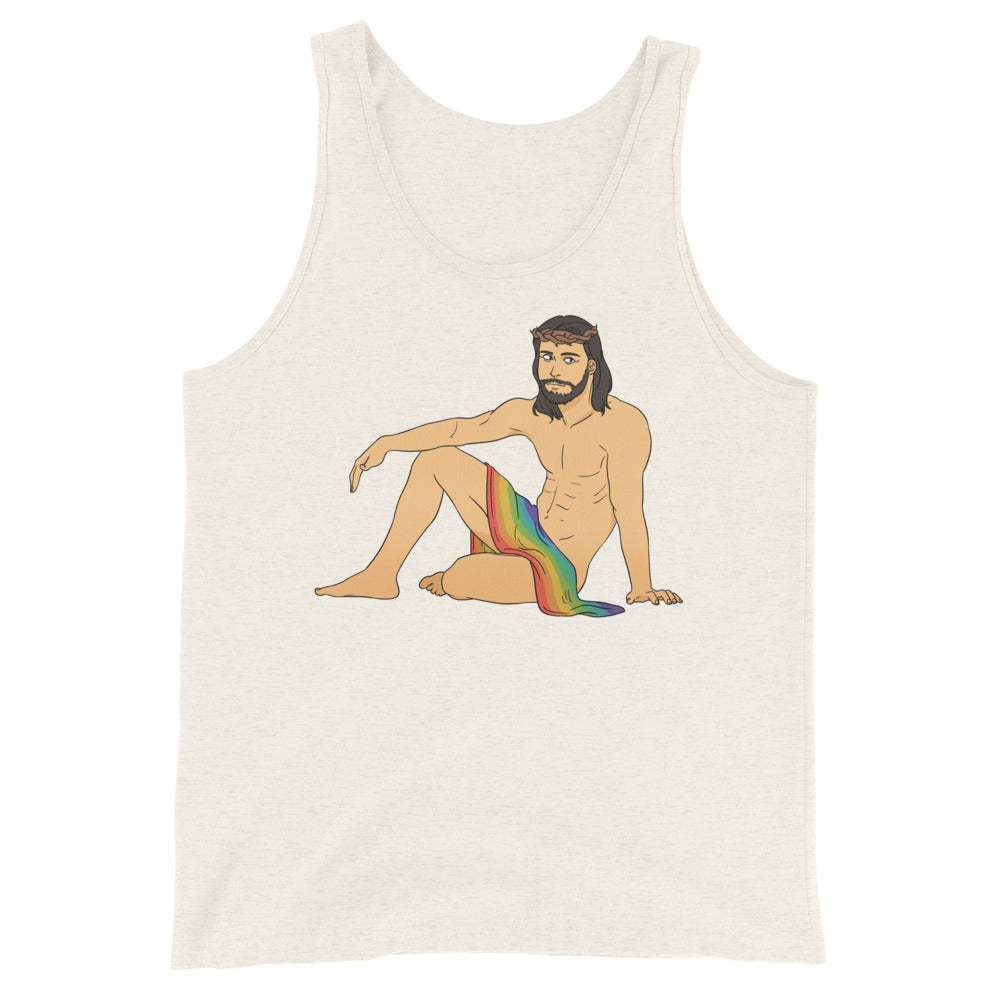Sexy Gay Jesus Unisex Tank Top