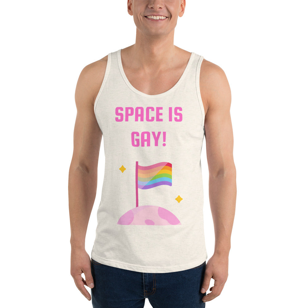Space Is Gay Unisex Tank Top