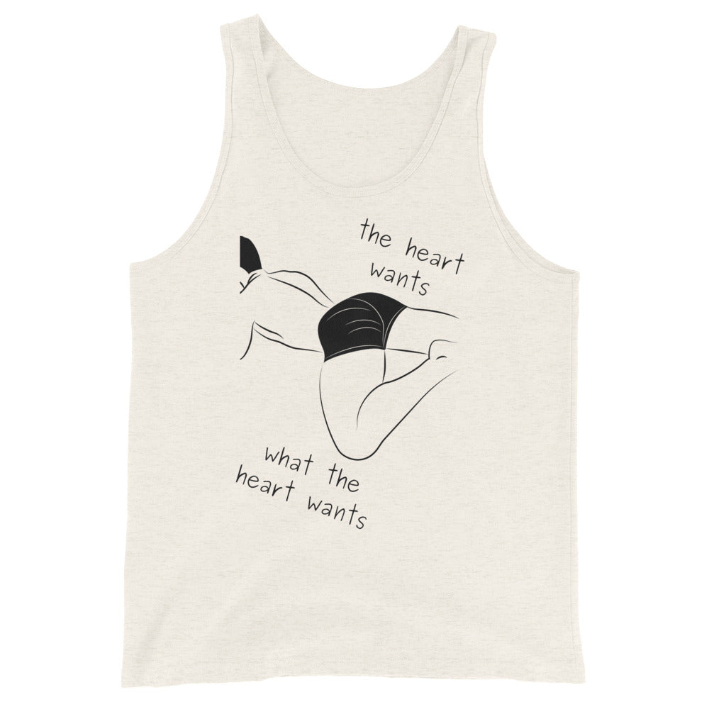 The Heart Wants What The Heart Wants Unisex Tank Top