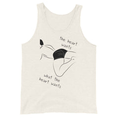 The Heart Wants What The Heart Wants Unisex Tank Top