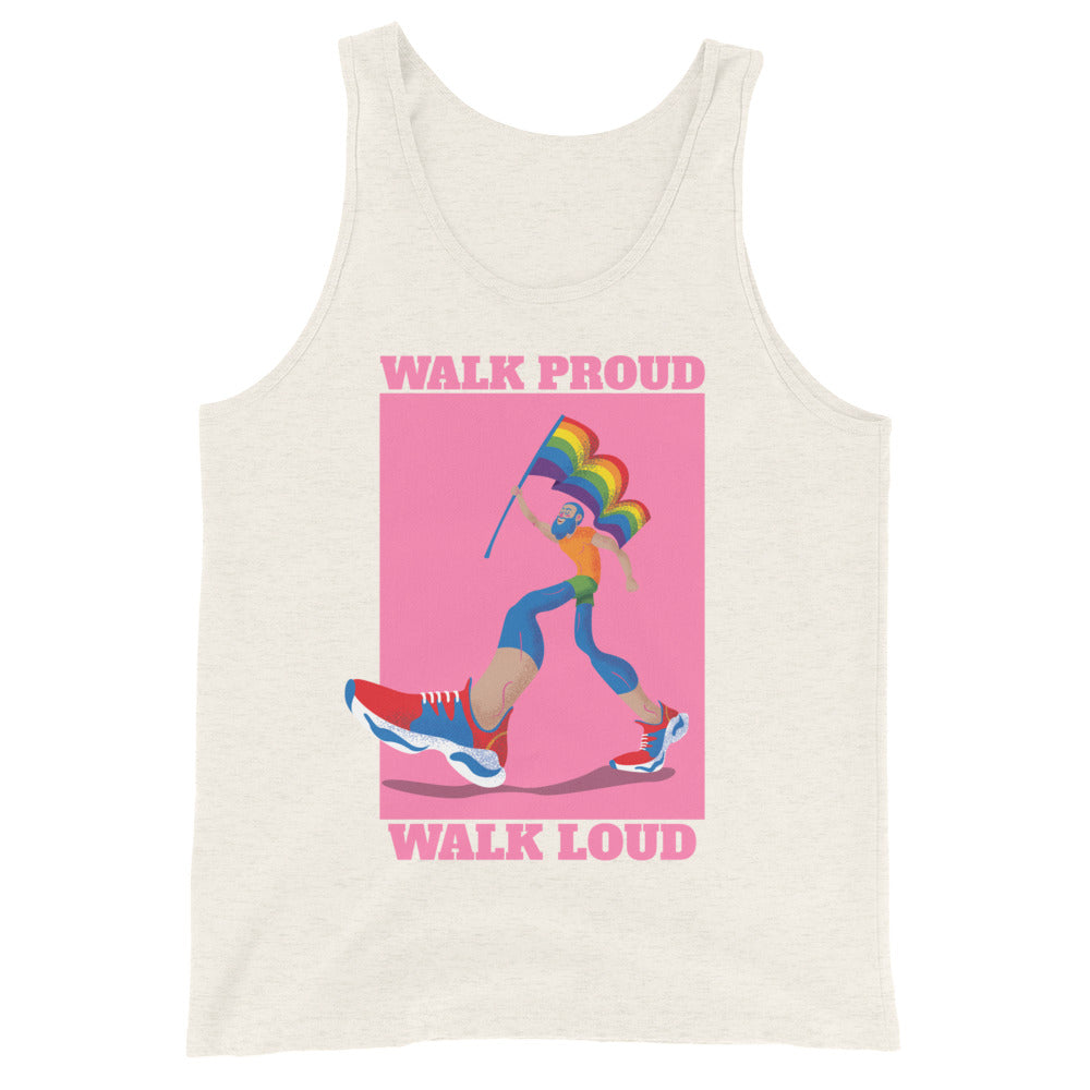 Walk Proud Walk Loud Unisex Tank Top