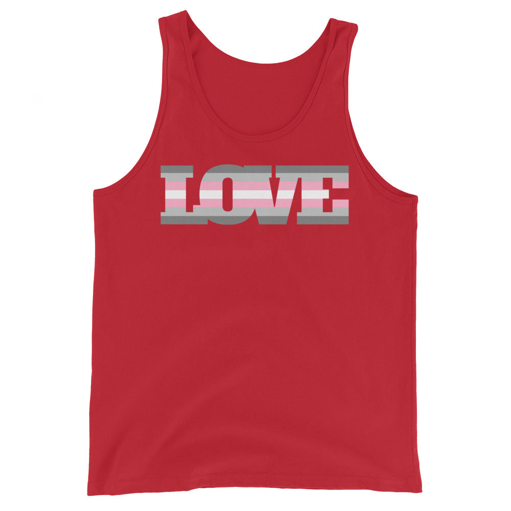 Demigirl Love Unisex Tank Top
