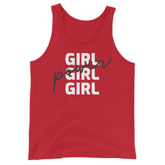 Girl Girl Girl Power Unisex Tank Top