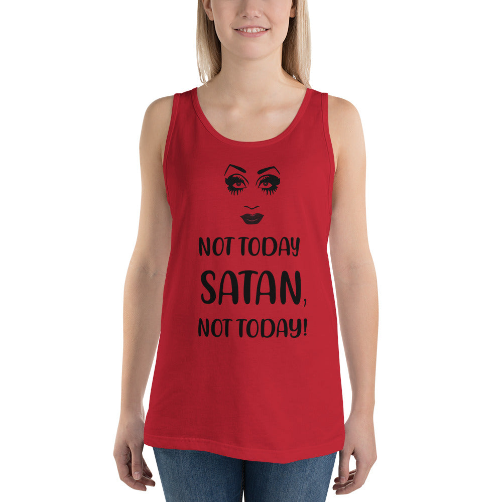 Not Today Satan Unisex Tank Top