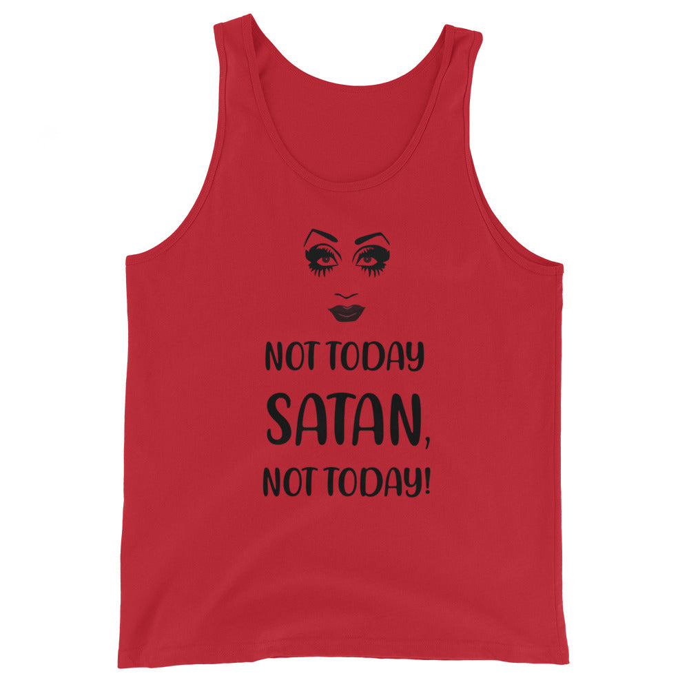 Not Today Satan Unisex Tank Top