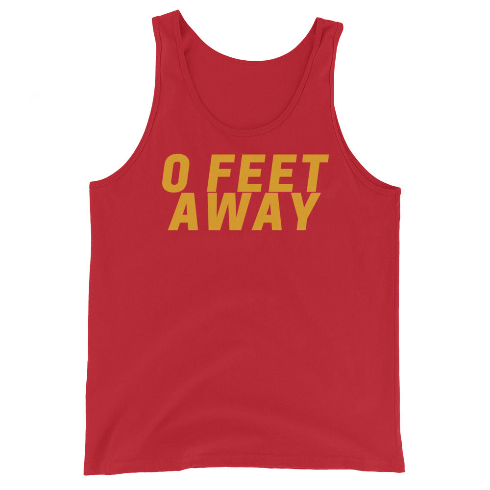 Zero Feet Away Grindr Unisex Tank Top