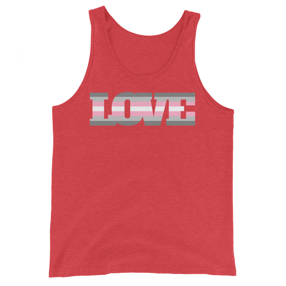 Demigirl Love Unisex Tank Top