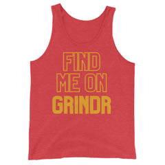 Find Me On Grindr Unisex Tank Top