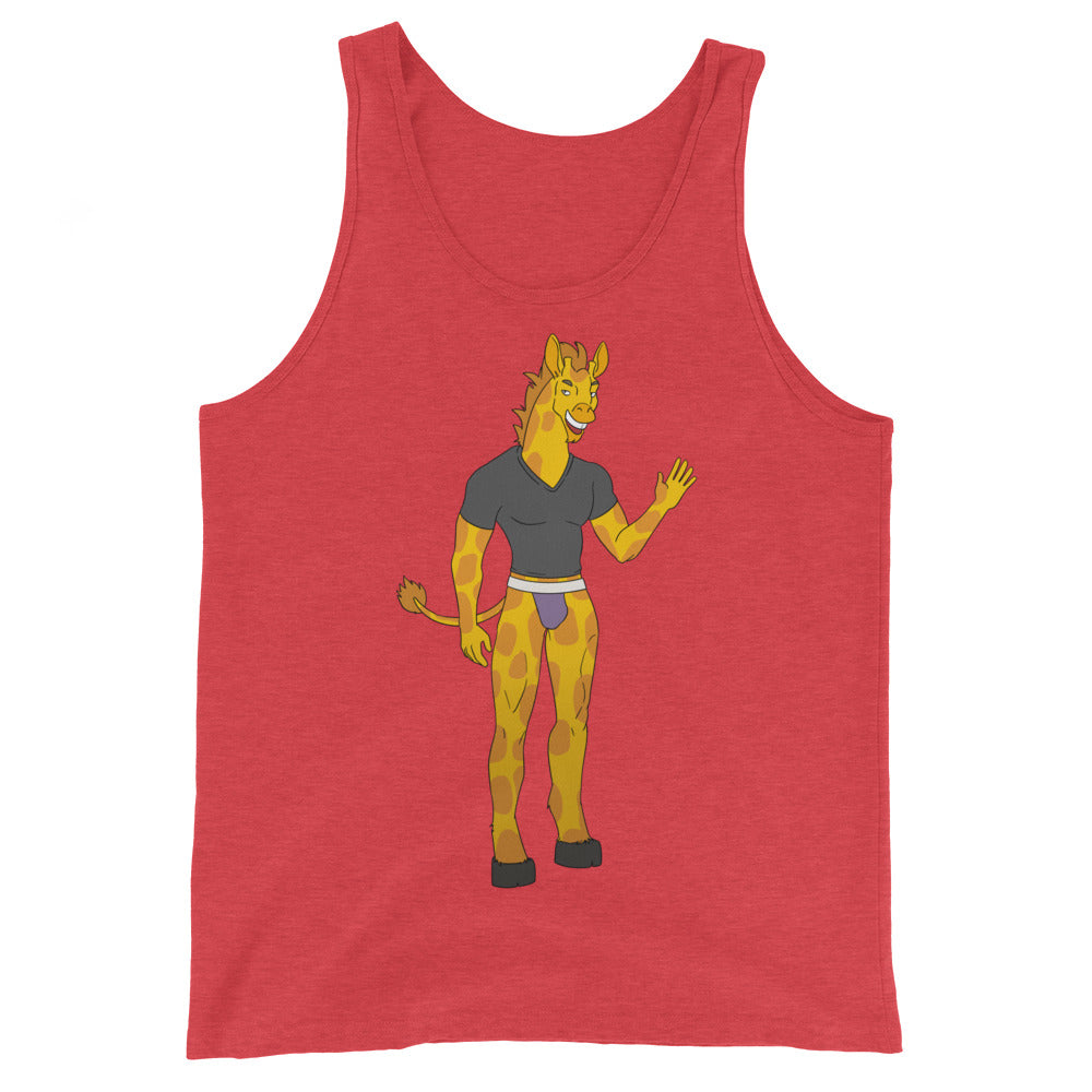 Gay Giraffe Unisex Tank Top