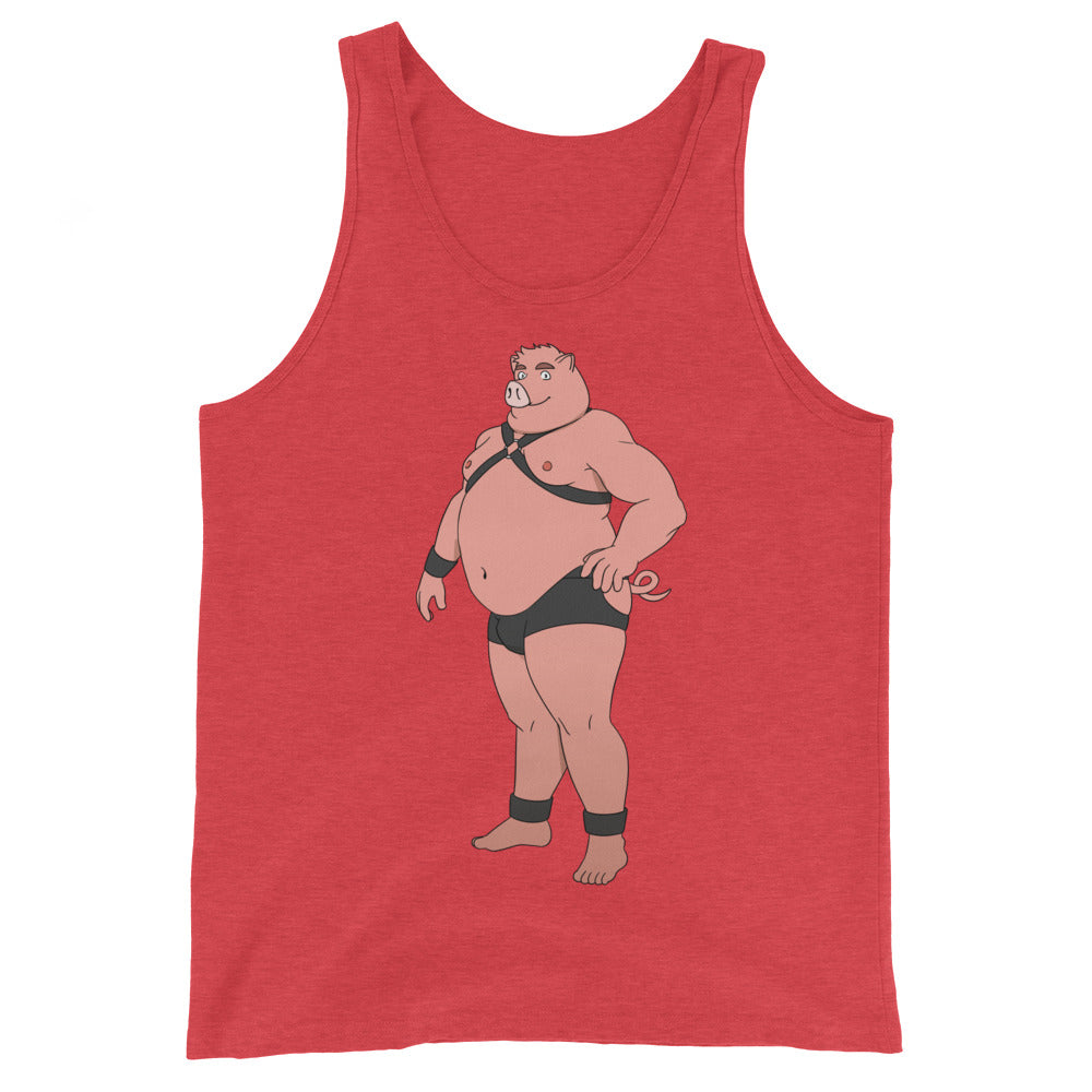 Gay Pig Unisex Tank Top
