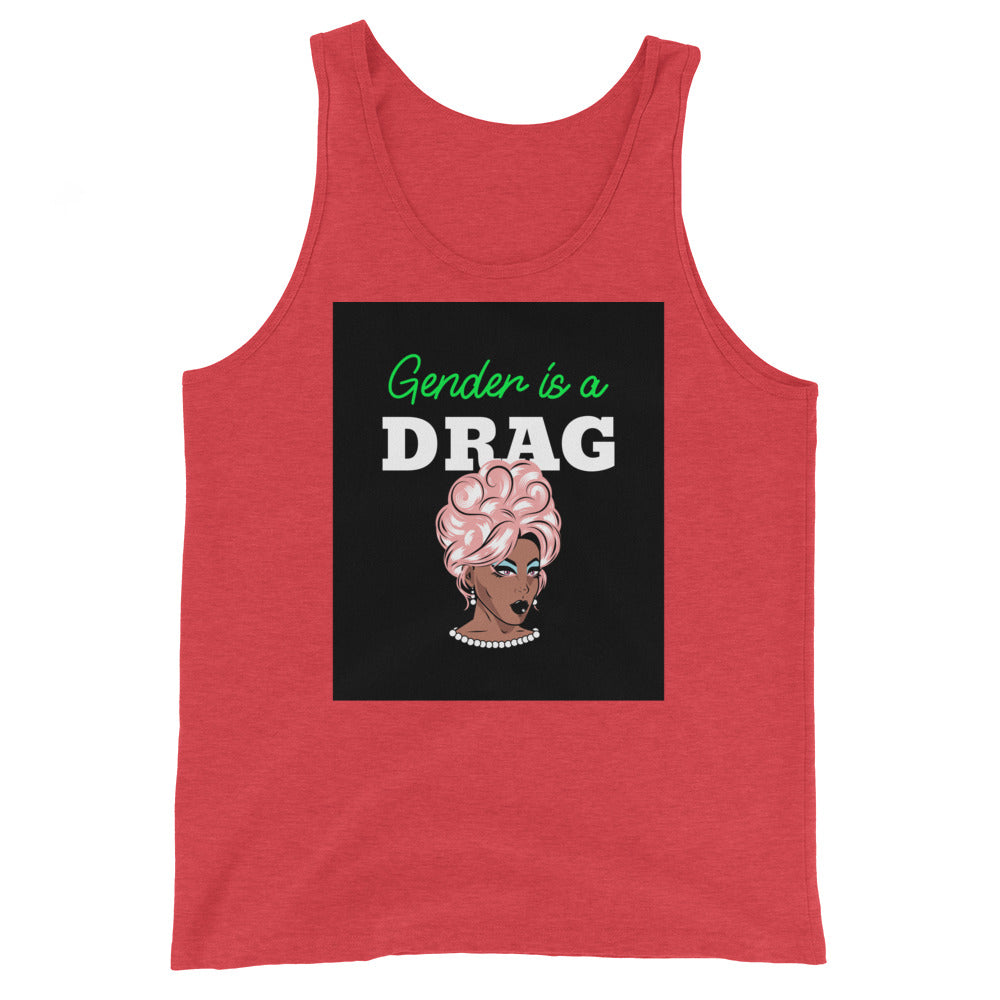 Gender Is A Drag Unisex Tank Top