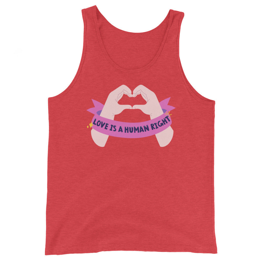 Love Is A Human Right Unisex Tank Top
