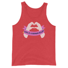 Love Is A Human Right Unisex Tank Top