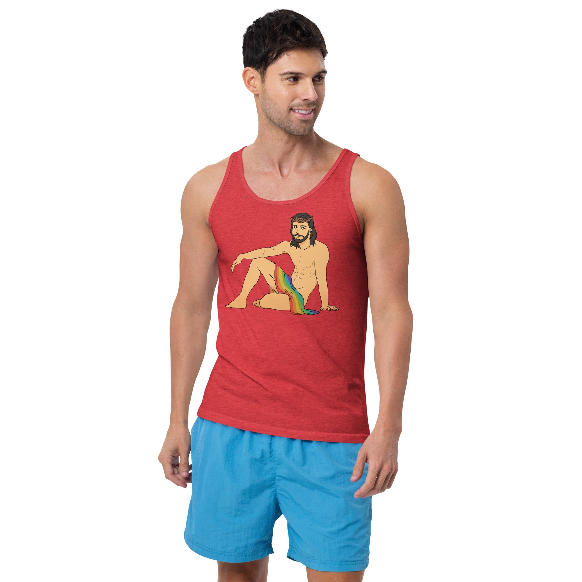 Sexy Gay Jesus Unisex Tank Top