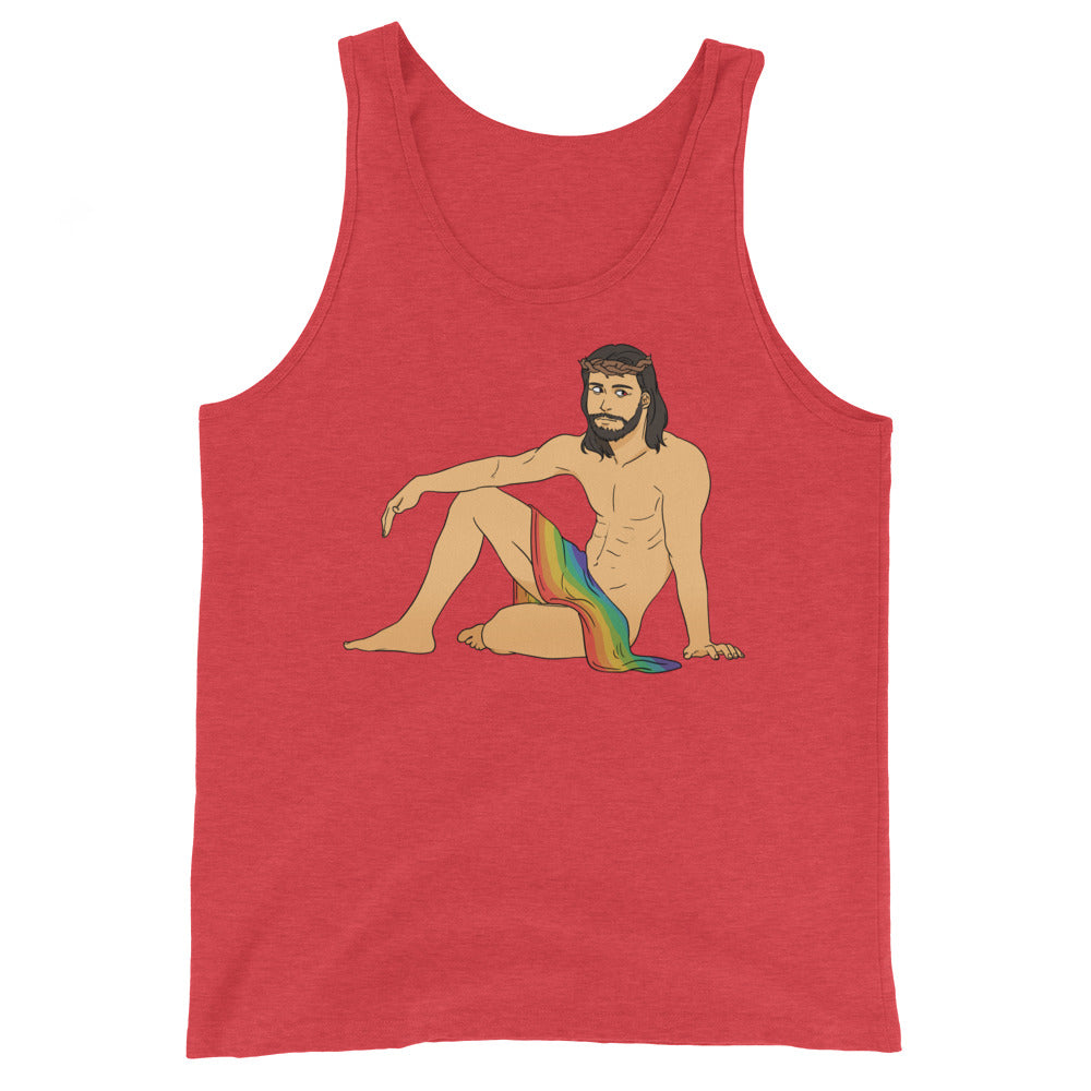 Sexy Gay Jesus Unisex Tank Top