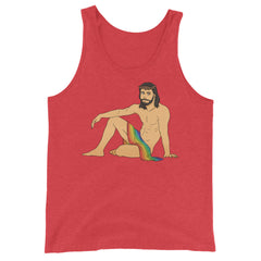 Sexy Gay Jesus Unisex Tank Top