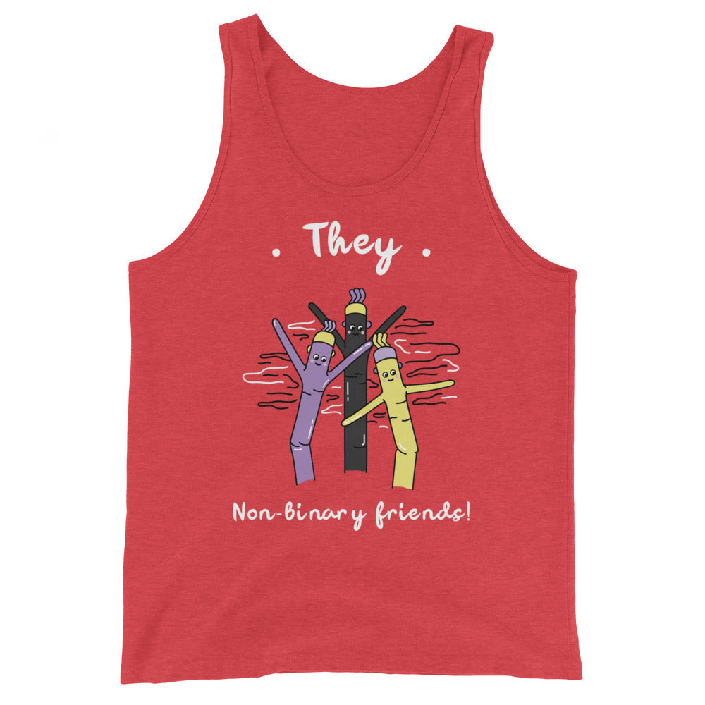 They Non-Binary Friends Unisex Tank Top