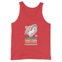 Unicorn Unicorn Unicorn Unisex Tank Top
