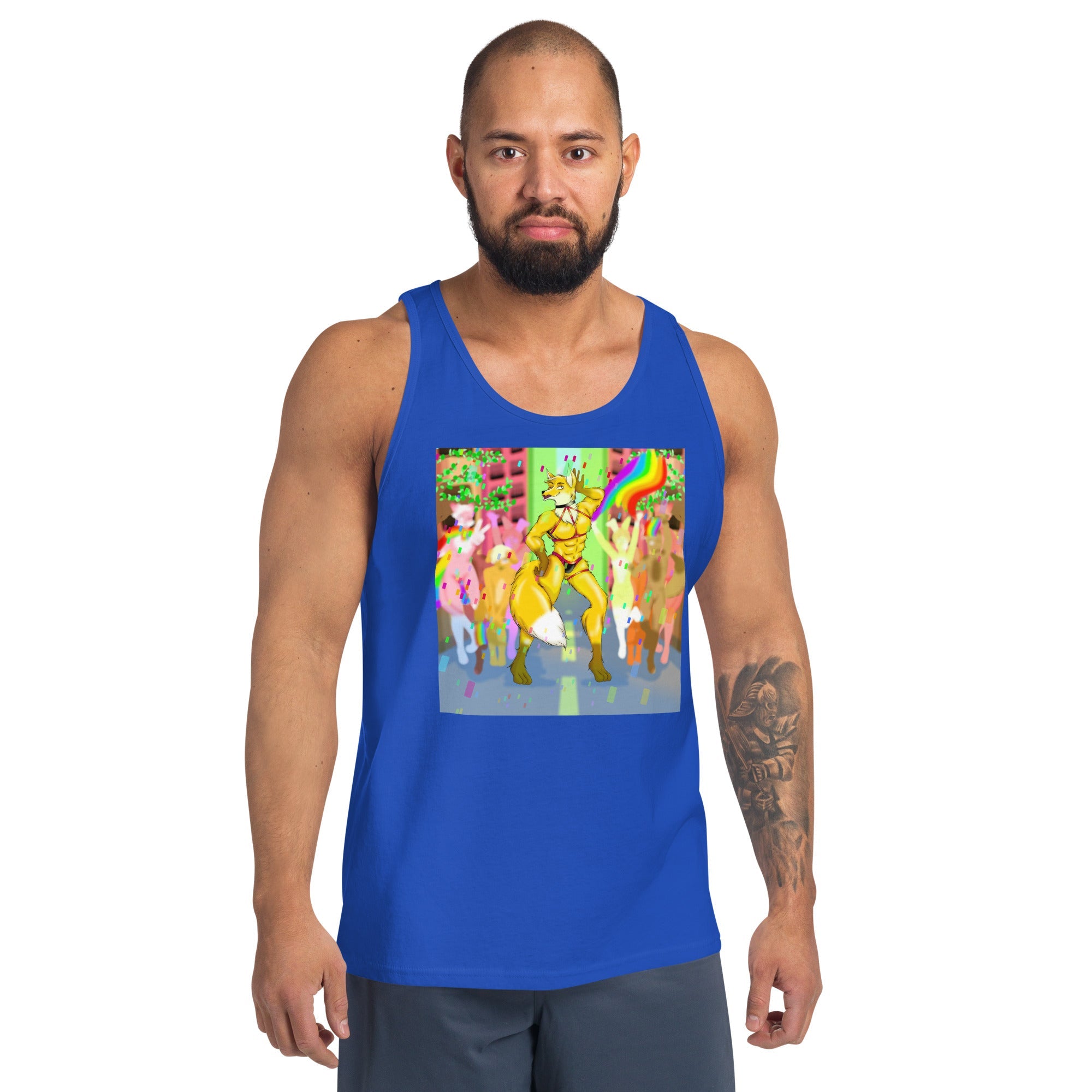 Gay Furry Pride Unisex Tank Top