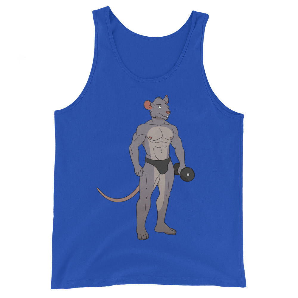 Gay Gym Rat Unisex Tank Top