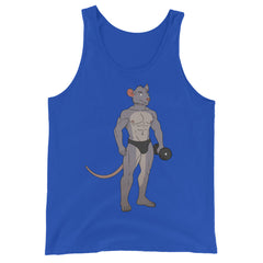 Gay Gym Rat Unisex Tank Top