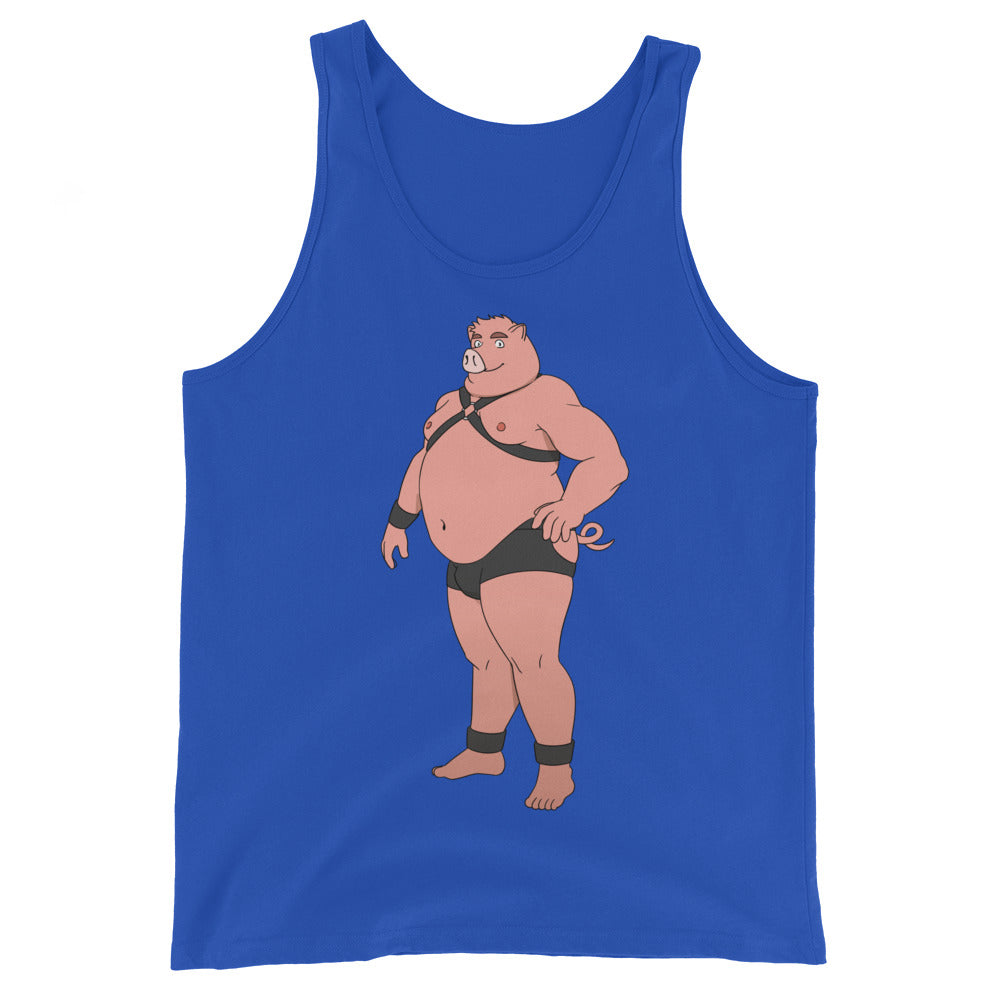 Gay Pig Unisex Tank Top