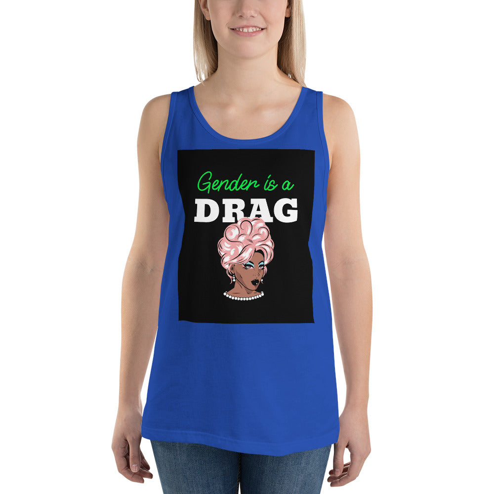 Gender Is A Drag Unisex Tank Top