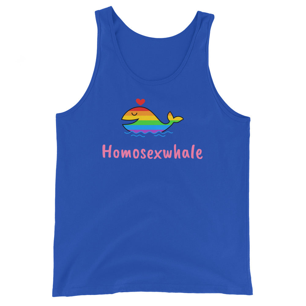 Homosexwhale Unisex Tank Top