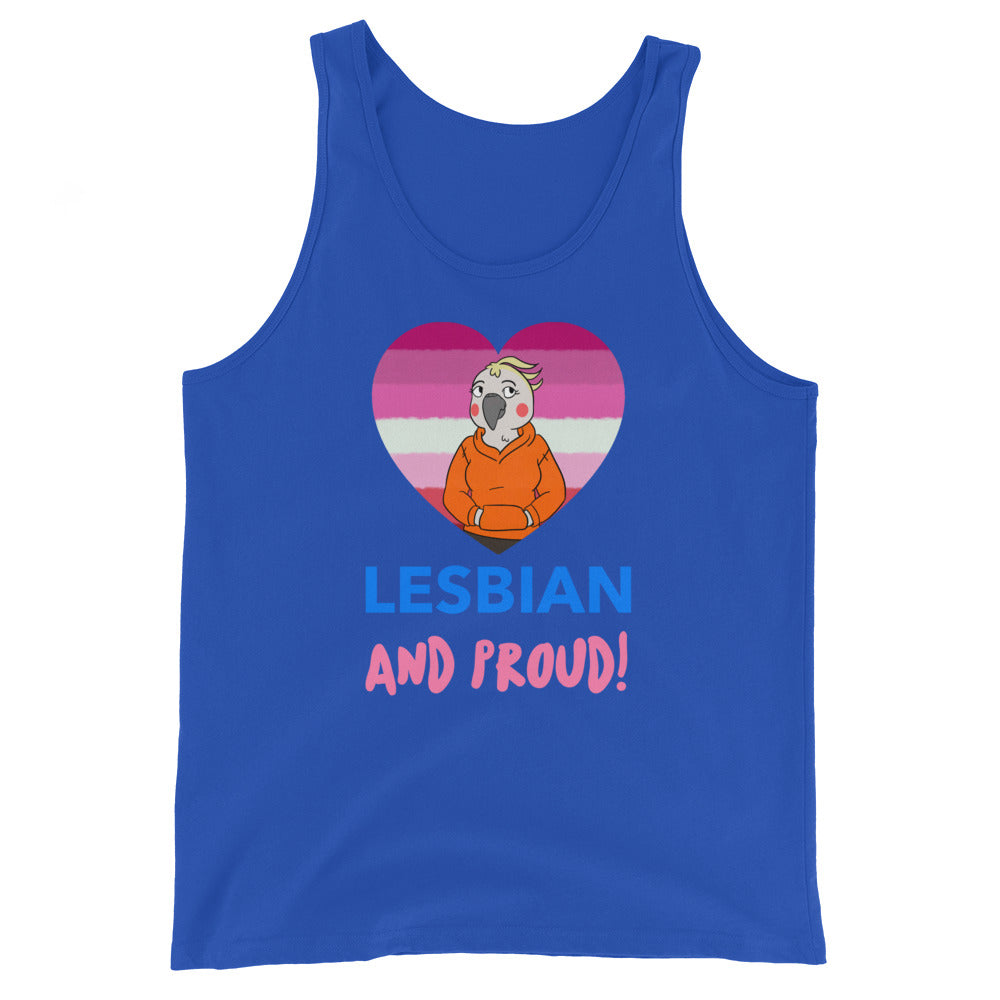 Lesbian And Proud Unisex Tank Top