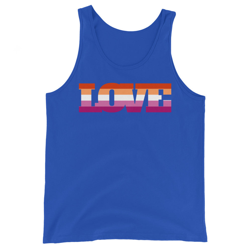 Lesbian Love Unisex Tank Top