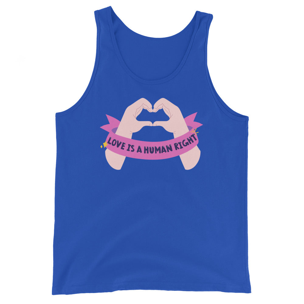 Love Is A Human Right Unisex Tank Top