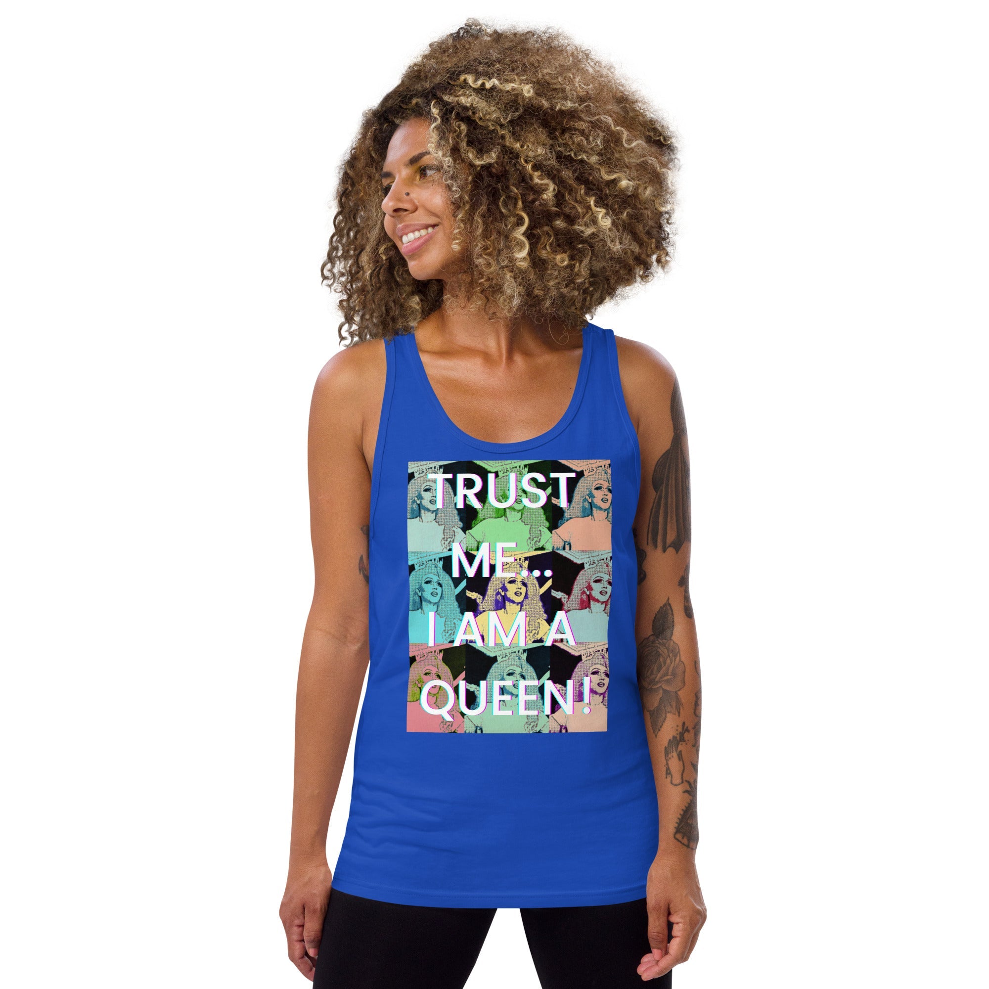 Trust Me I'm A Queen Unisex Tank Top