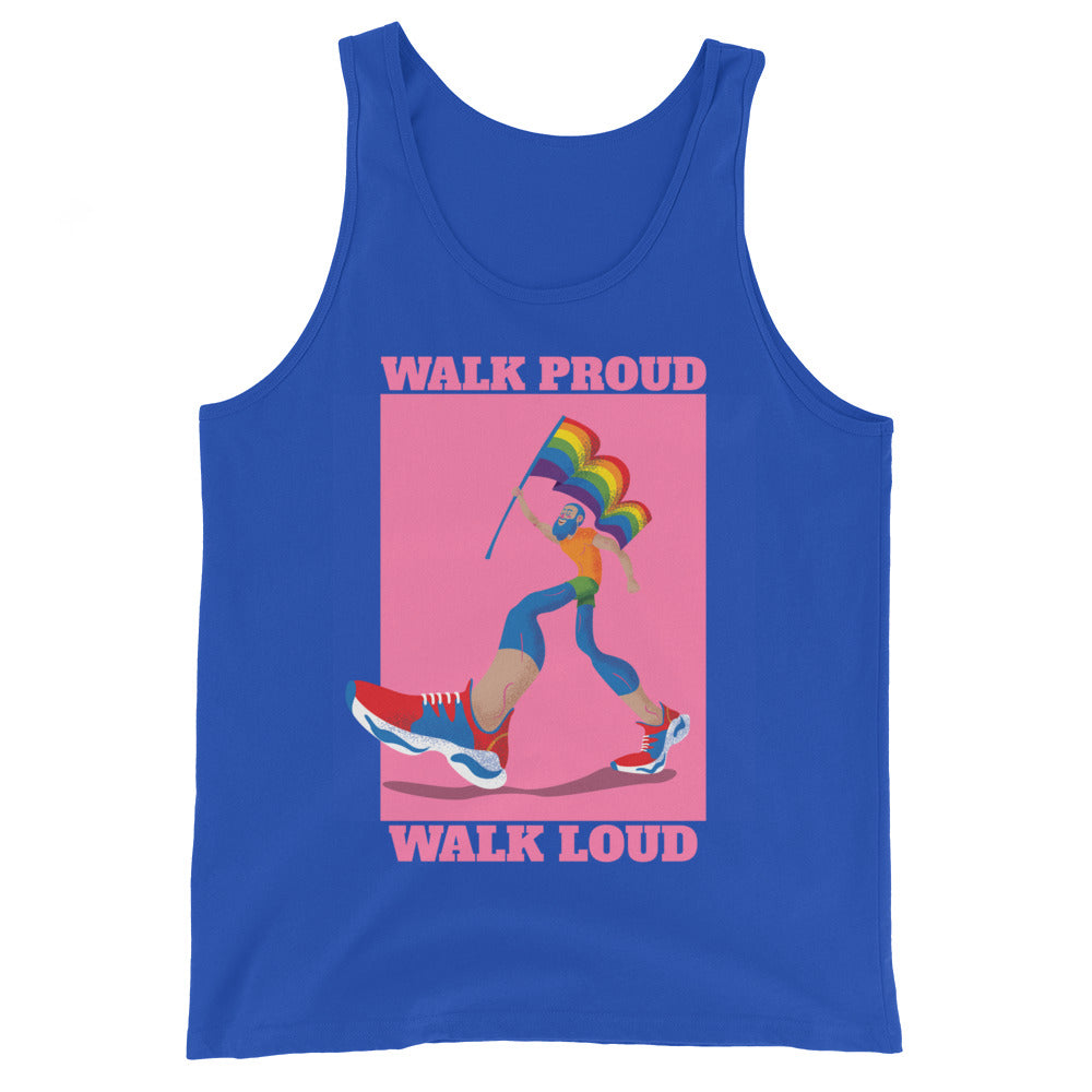 Walk Proud Walk Loud Unisex Tank Top