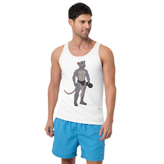 Gay Gym Rat Unisex Tank Top