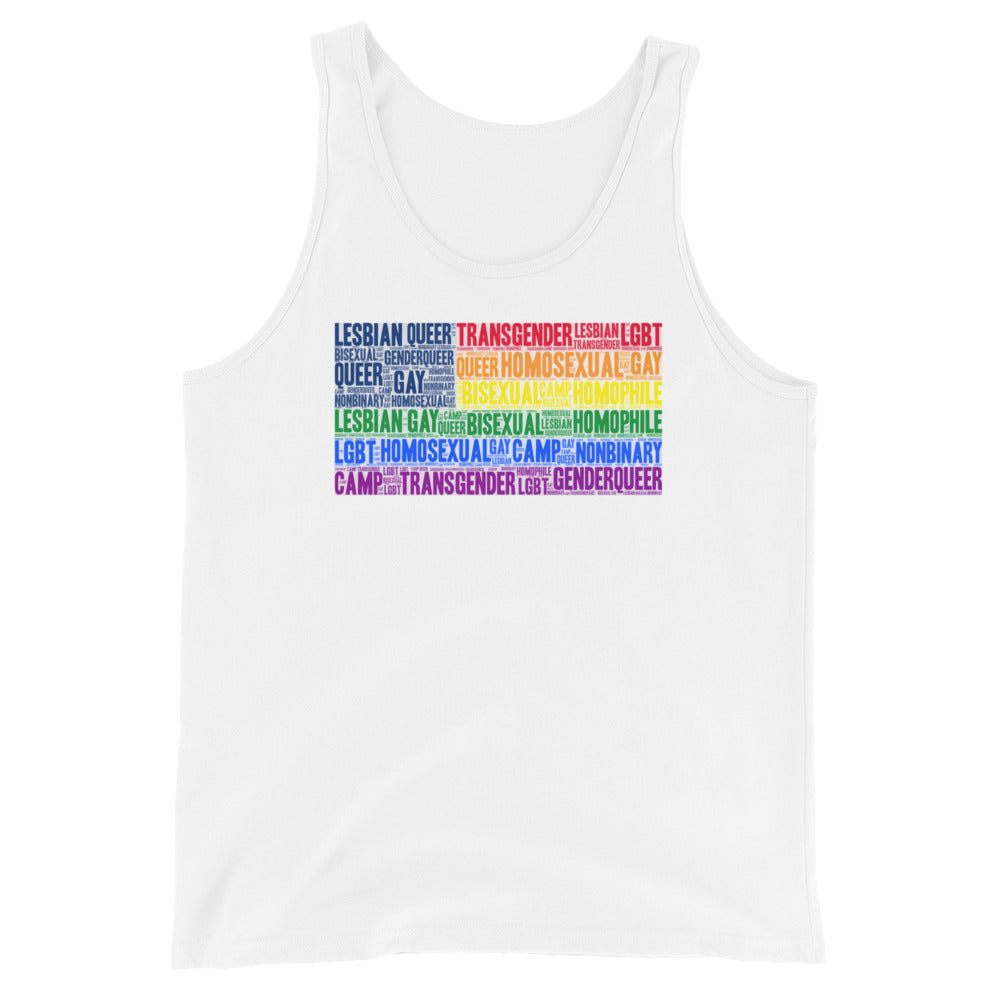 Gay USA Unisex Tank Top