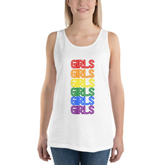 Girls Girls Girls Unisex Tank Top