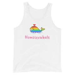 Homosexwhale Unisex Tank Top