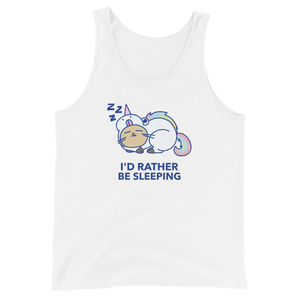 I'd RaTher Be Sleeping Unisex Tank Top