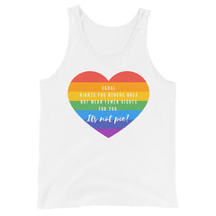 It's Not Pie Unisex Tank Top