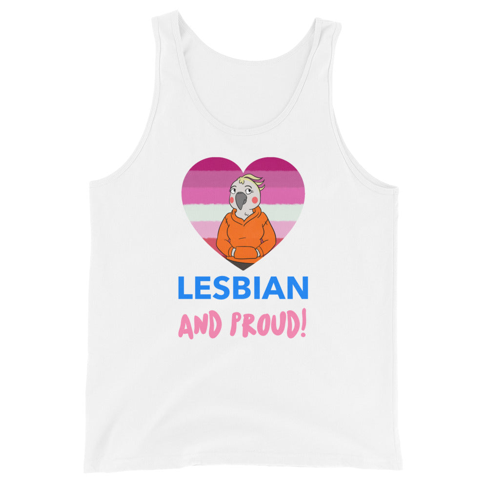 Lesbian And Proud Unisex Tank Top